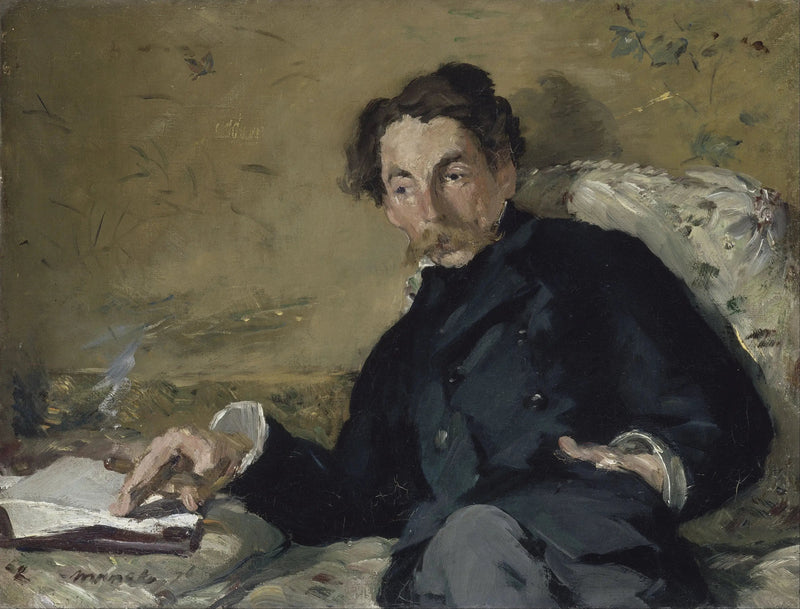 Stéphane Mallarmén muotokuva - Édouard Manet