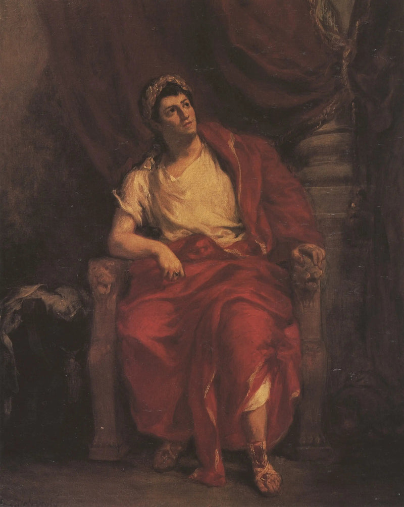 Talman muotokuva Neronina - Eugène Delacroix
