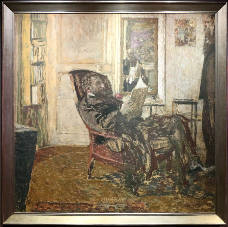 Thadée Natansonin muotokuva nojatuolissa - Édouard Vuillard