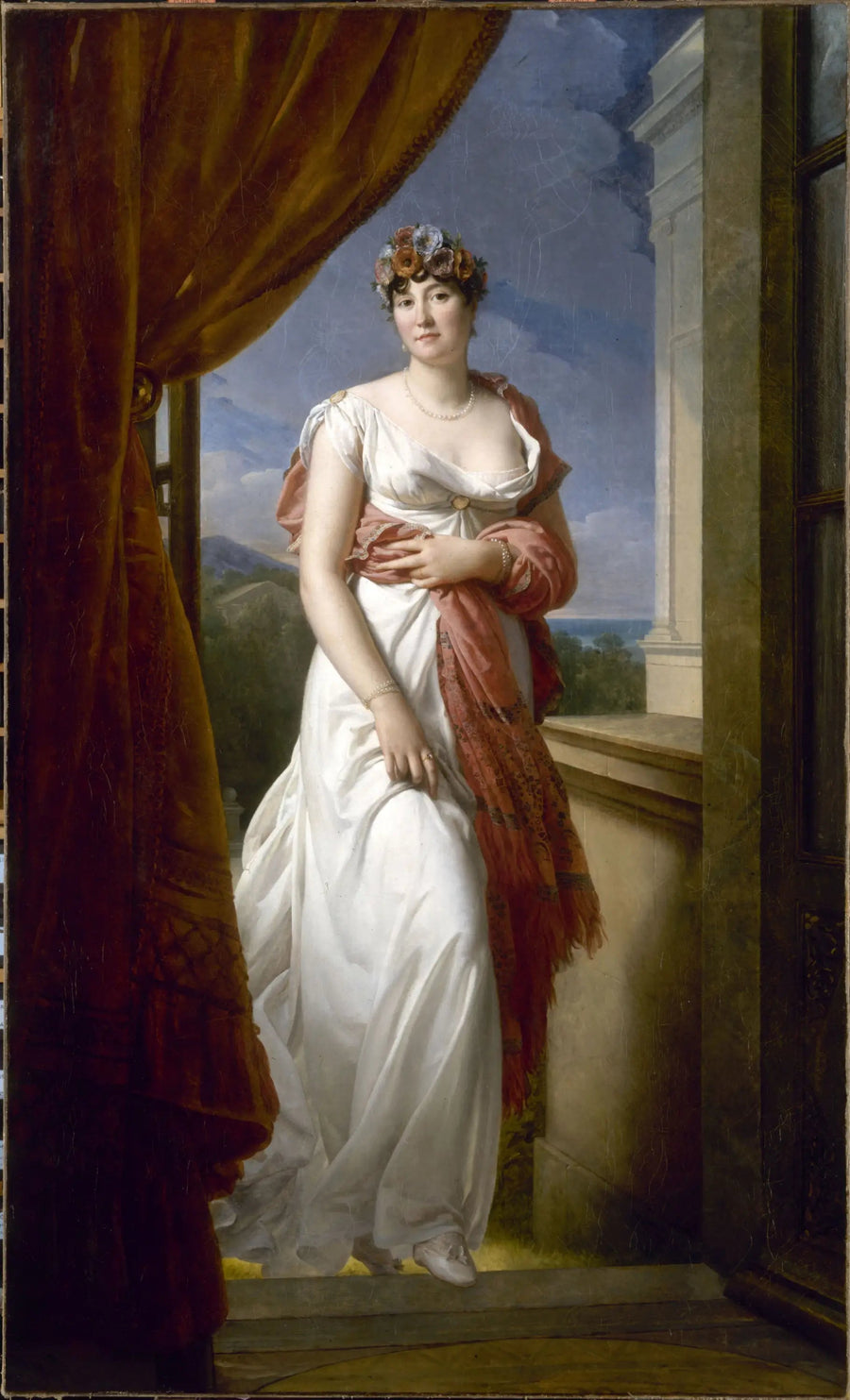 Thérèse Cabarruksen muotokuva (1773-1835), Tallienin puoliso, sitten Caraman-Chimayn prinsessa - François Gérard