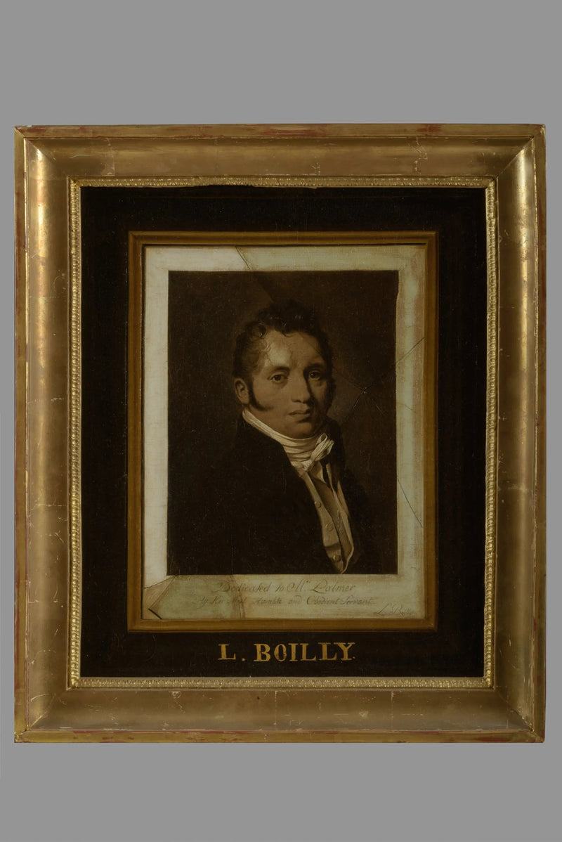 Thomas Palmerin muotokuva, trompe-l'œil - Louis-Léopold Boilly