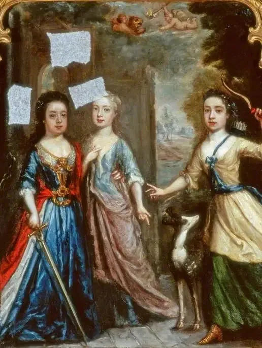 Kolmen lapsen muotokuva - Pierre Mignard