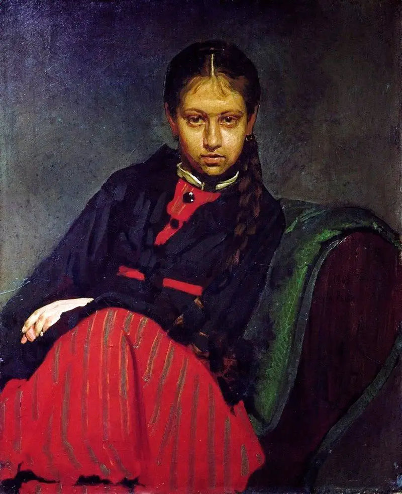 Vera Chevtsovan muotokuva - Ilya Repin