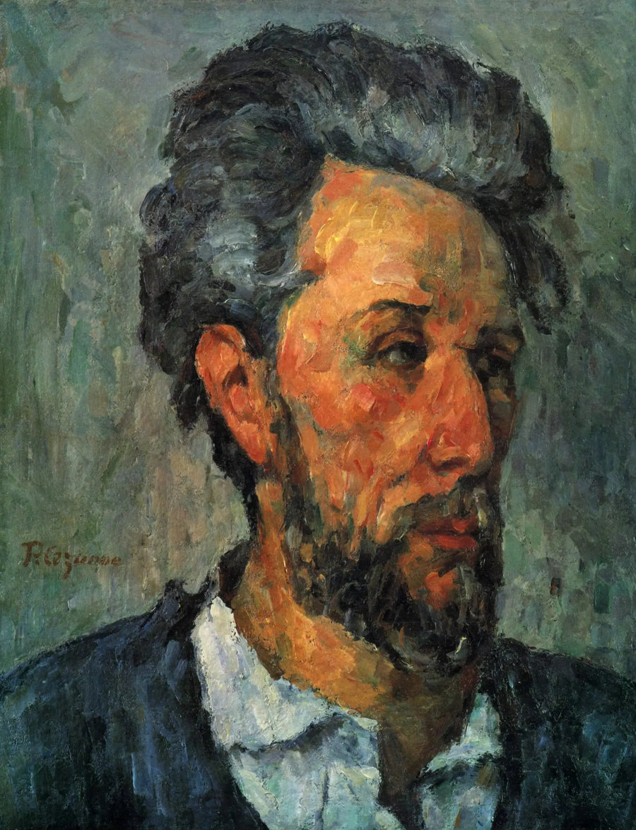 Victor Chocquetin muotokuva - Paul Cézanne