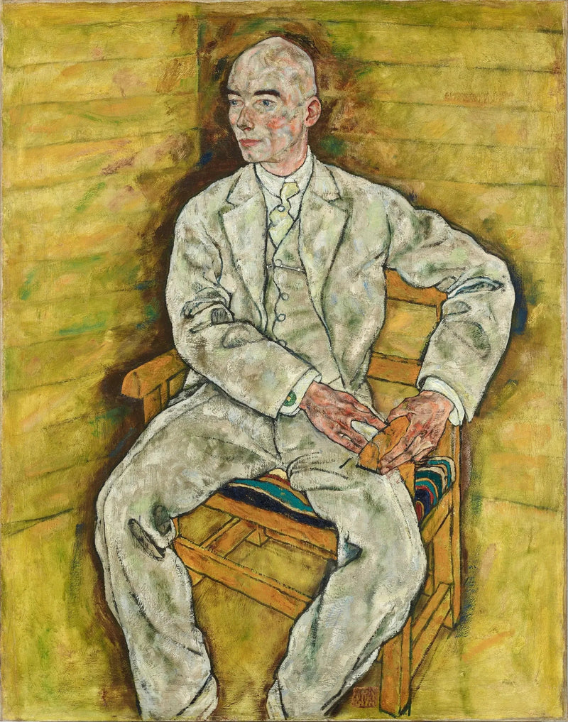 Victor Ritter von Bauerin muotokuva - Egon Schiele