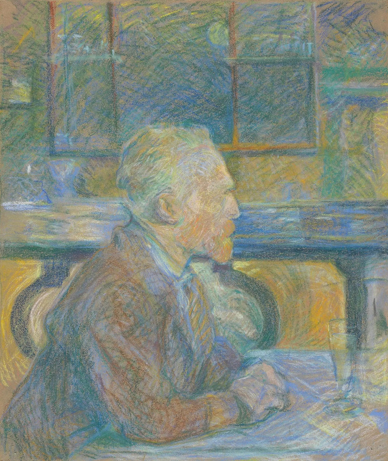 Vincent van Goghin muotokuva - Henri de Toulouse-Lautrec