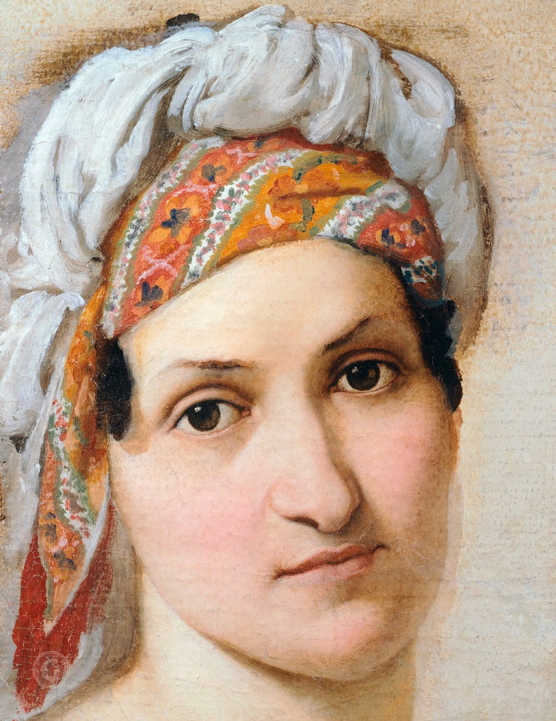 Vincenza Scaccian muotokuva, taiteilijan tyttöystävä - Francesco Hayez