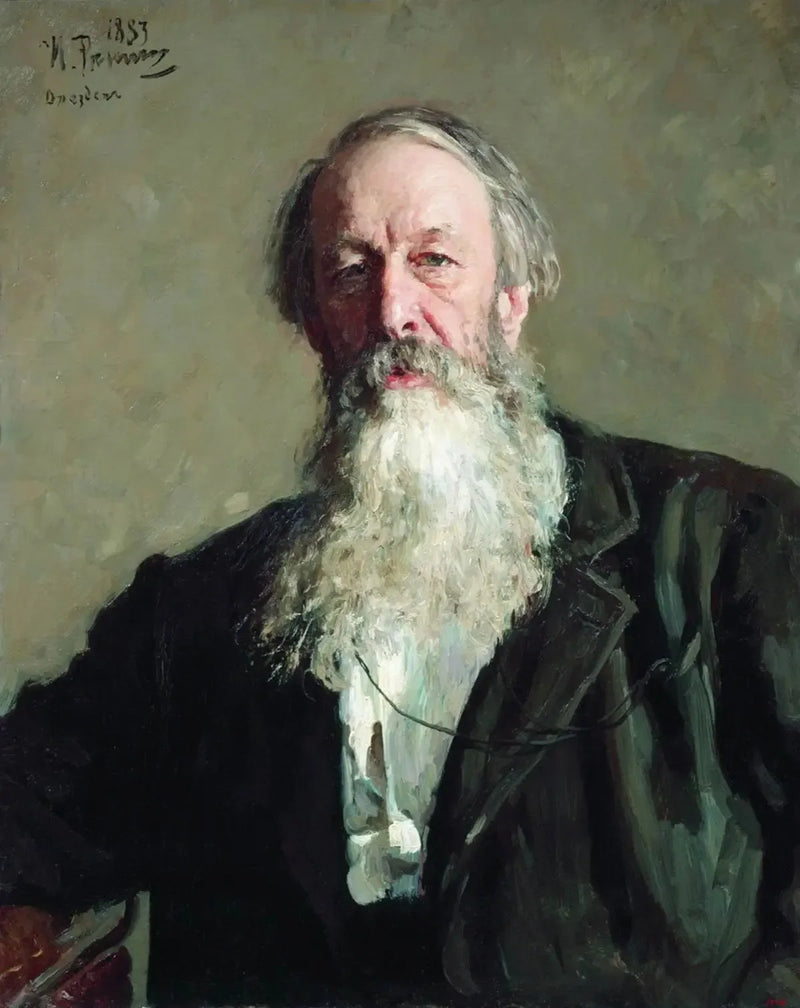 Vladimir Stasovin muotokuva - Ilya Repin