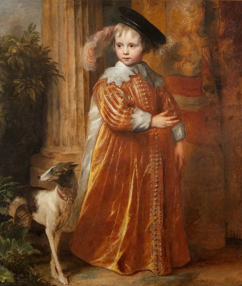 Willem II van Oranje-Nassau (1626-1650) lapsena - Antoine van Dyck