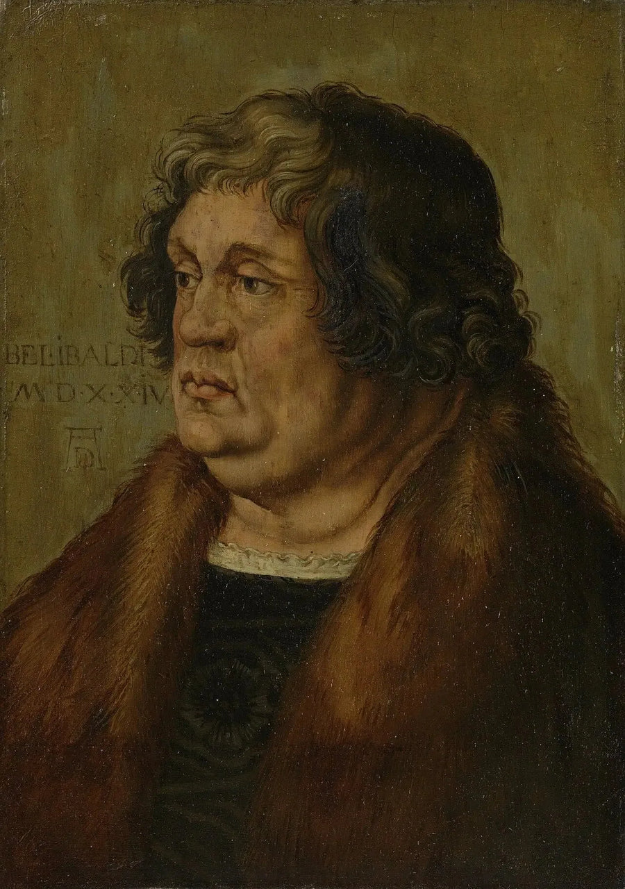 Willibald Pirckheimerin muotokuva - Albrecht Dürer
