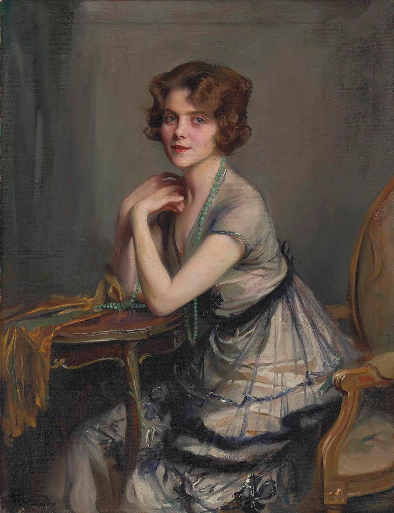 Winnie Melvillen muotokuva, rouva Derek Oldham - Philip de László