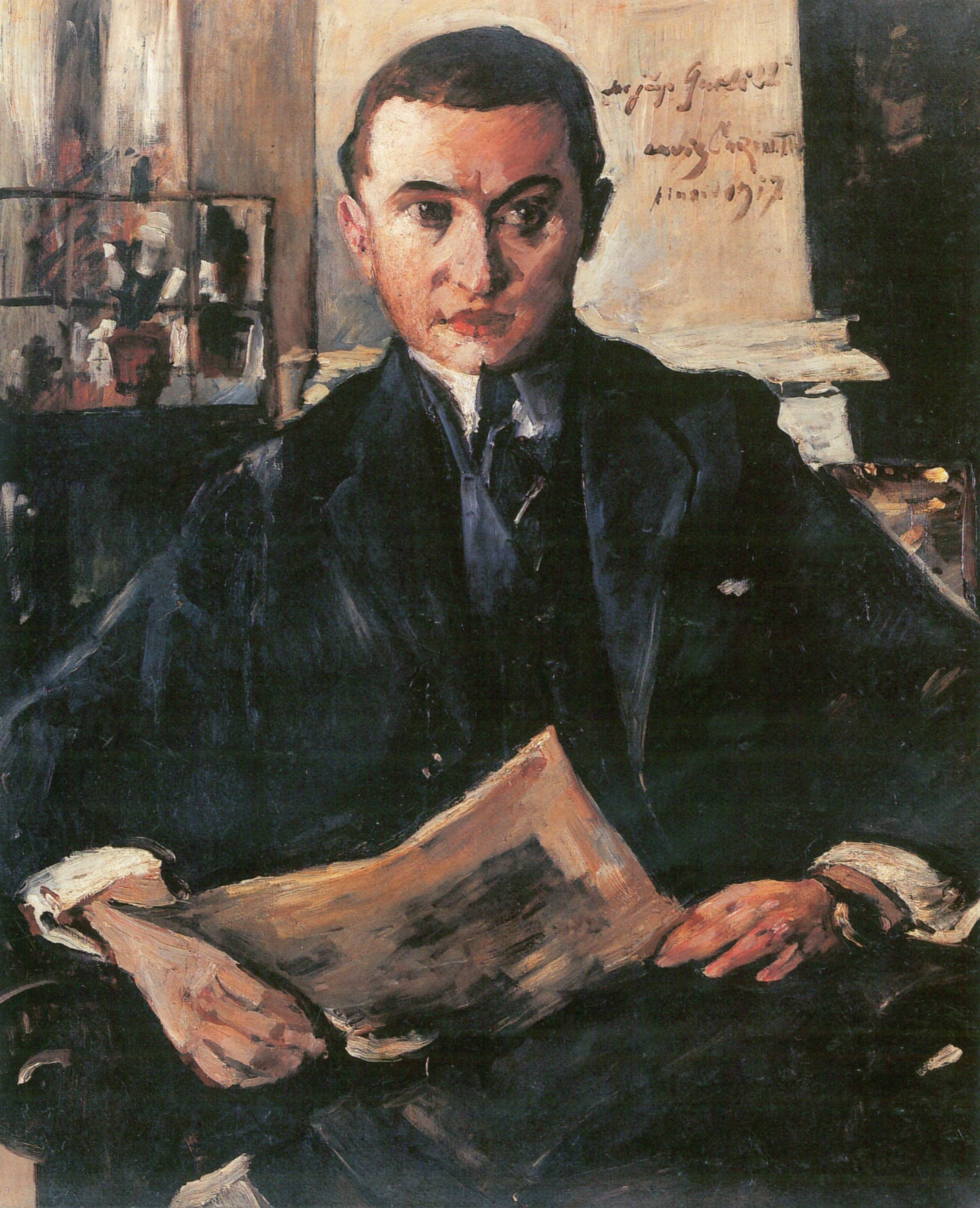 Portrait de Wolfgang Gurlitt - Lovis Corinth image 1 reproduction artisanale de tableau
