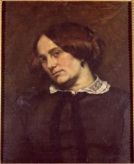 Zélie Courbetin muotokuva - Gustave Courbet