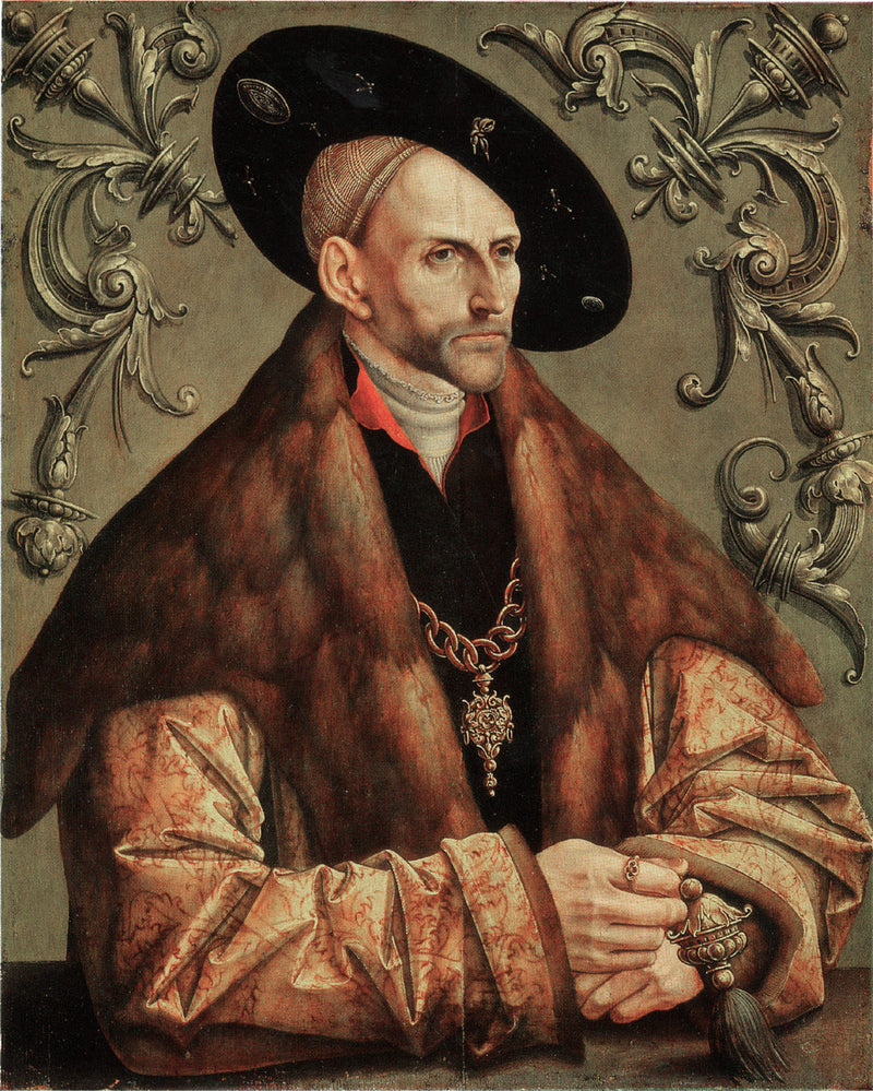 Edzard I:n, Oost-Frieslandin kreivin, muotokuva - Jacob Cornelisz van Oostsanen