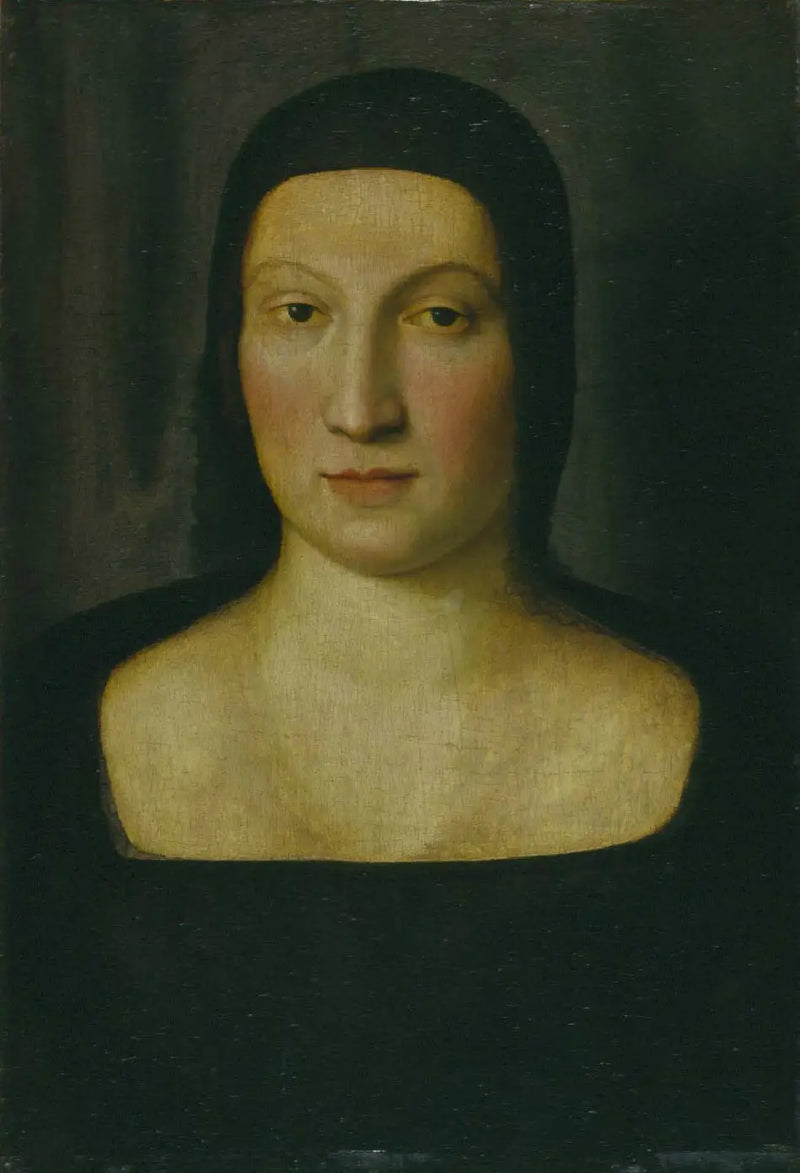 Emilie Pia de Montefeltro - Raphaël Sanzio muotokuva