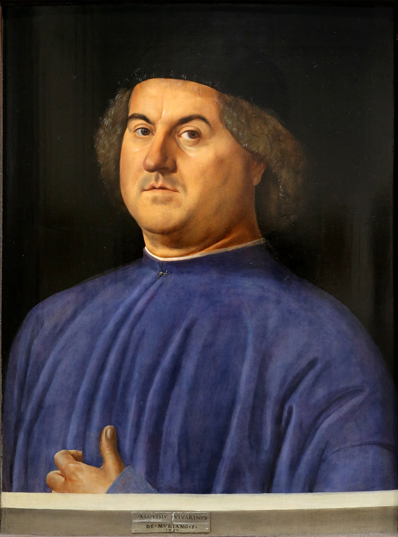 Miehen muotokuva - Alvise Vivarini