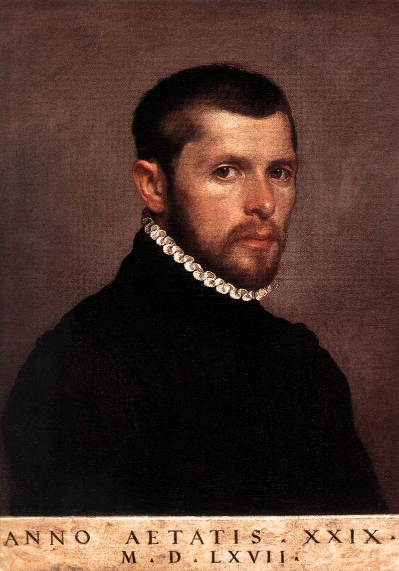 Miehen muotokuva - Giovanni Battista Moroni