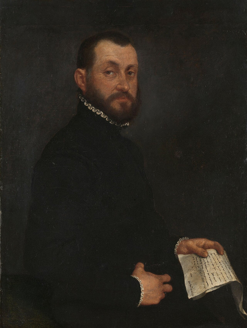 Miehen muotokuva - Giovanni Battista Moroni