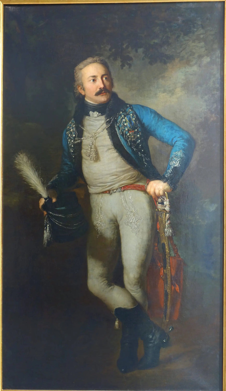 Baron Johann Adolf von Thielmannin muotokuva - Anton Graff