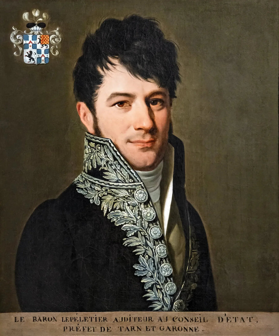 Baronin Le Pelletierin, Tarn-et-Garonnen prefektin muotokuva - Louis-Léopold Boilly