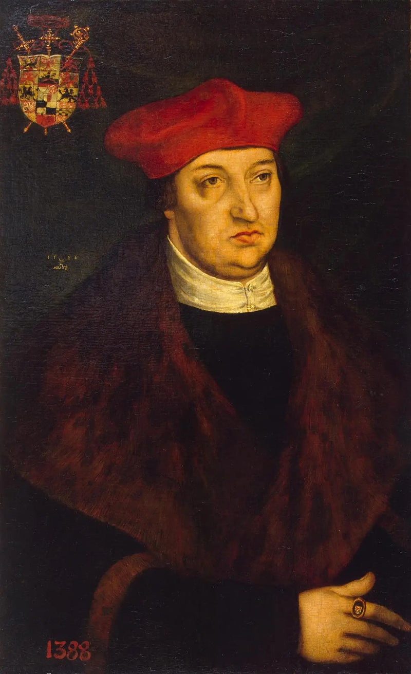 Kardinaali Albrecht Brandenburgilaisen muotokuva - Lucas Cranach vanhempi