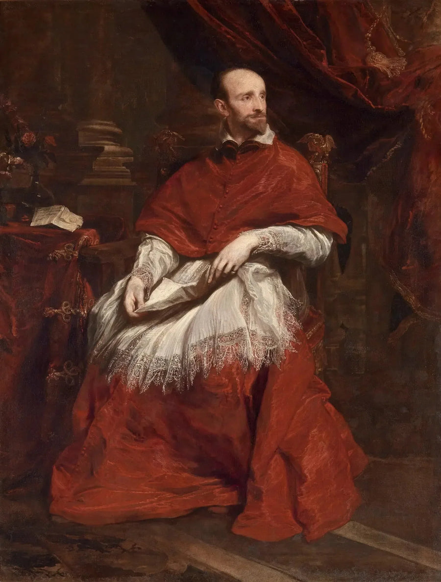 Guido Bentivoglio kardinaalin muotokuva - Antoine van Dyck