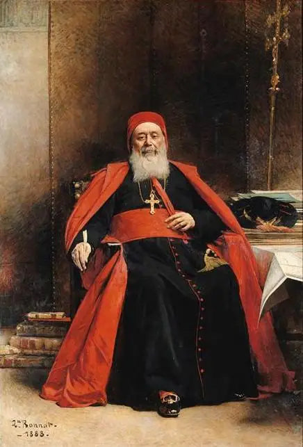 Kardinaali Lavigerien muotokuva - Léon Bonnat