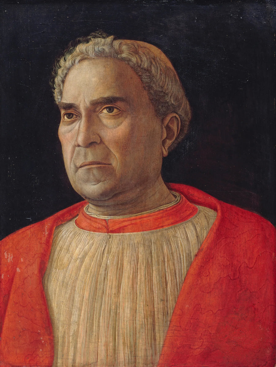 Kardinaali Ludovico Trevisanin muotokuva - Andrea Mantegna