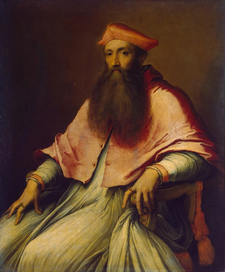 Cardinaali Reginald Polen muotokuva - Sebastiano del Piombo