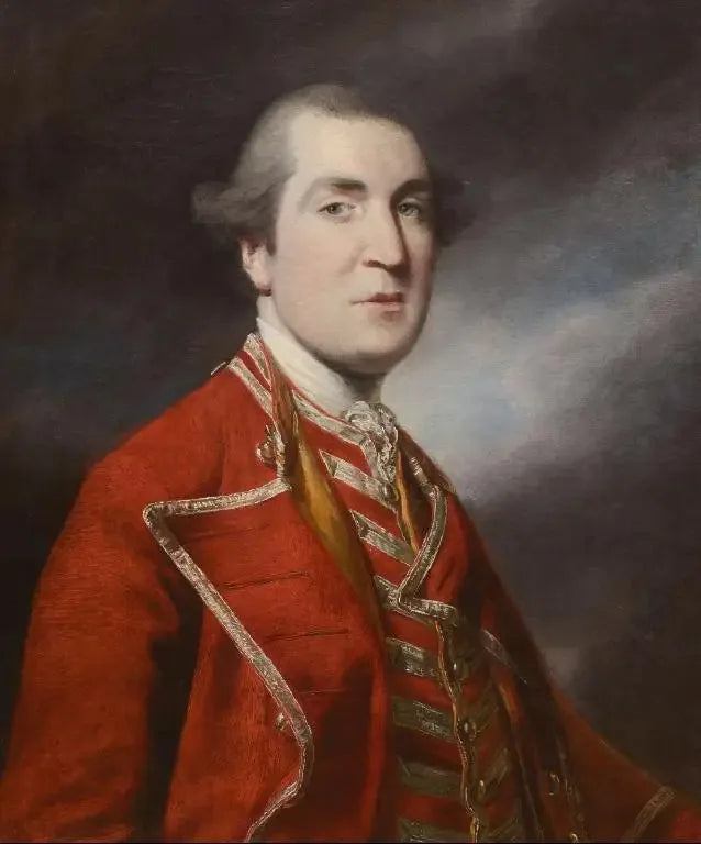 Viides vicomte Allenin, nimeltään Joshua (1728-1816), muotokuvan, joka on Lord Lieutenantin univormussa - Joshua Reynolds