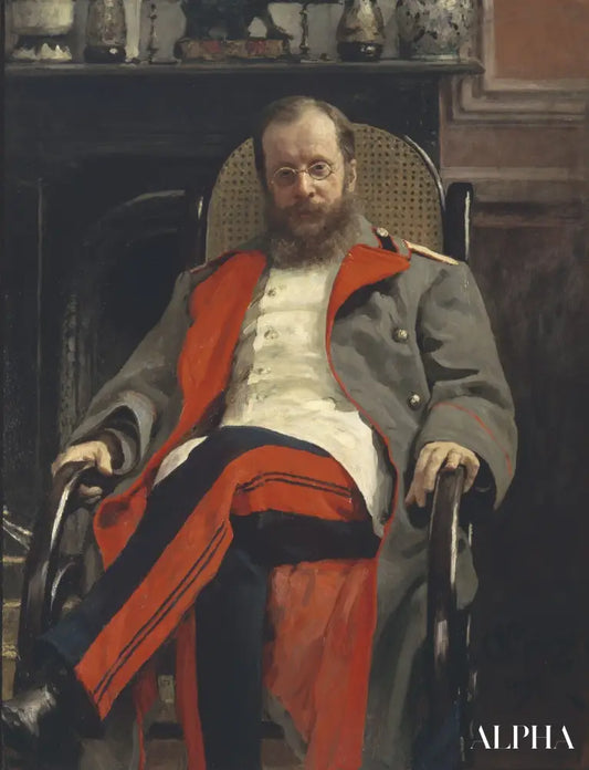 Portrait du compositeur Cesar Antonovich Cui - Ilya Repin - Reproductions de tableaux et peintures haut de gamme