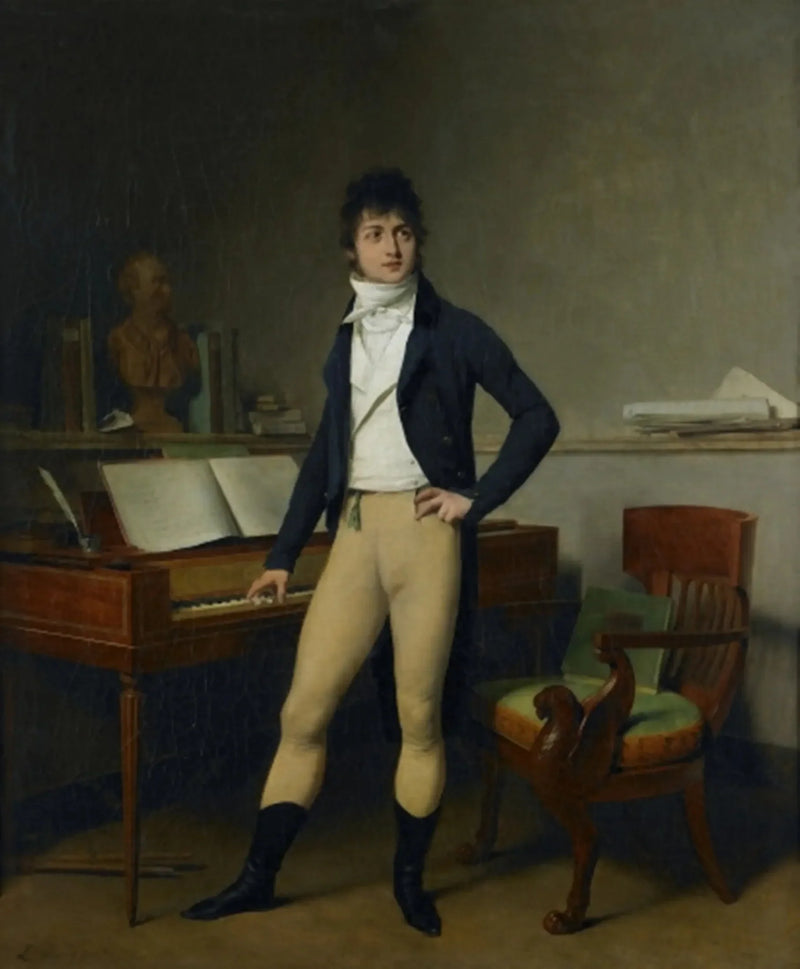 Muotokuva säveltäjästä François Adrien Boieldieu - Louis-Léopold Boilly