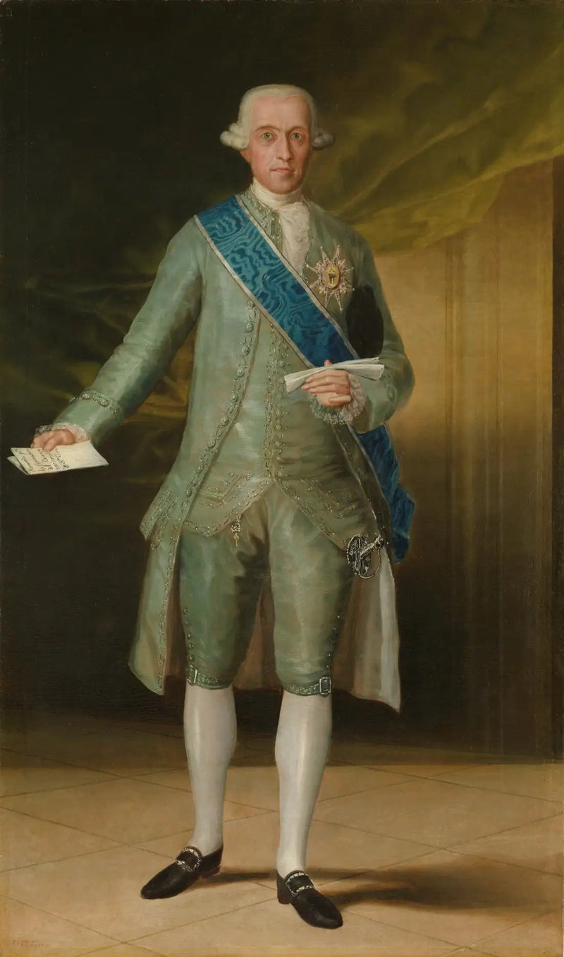 Floridablancan kreivin muotokuva - Francisco de Goya