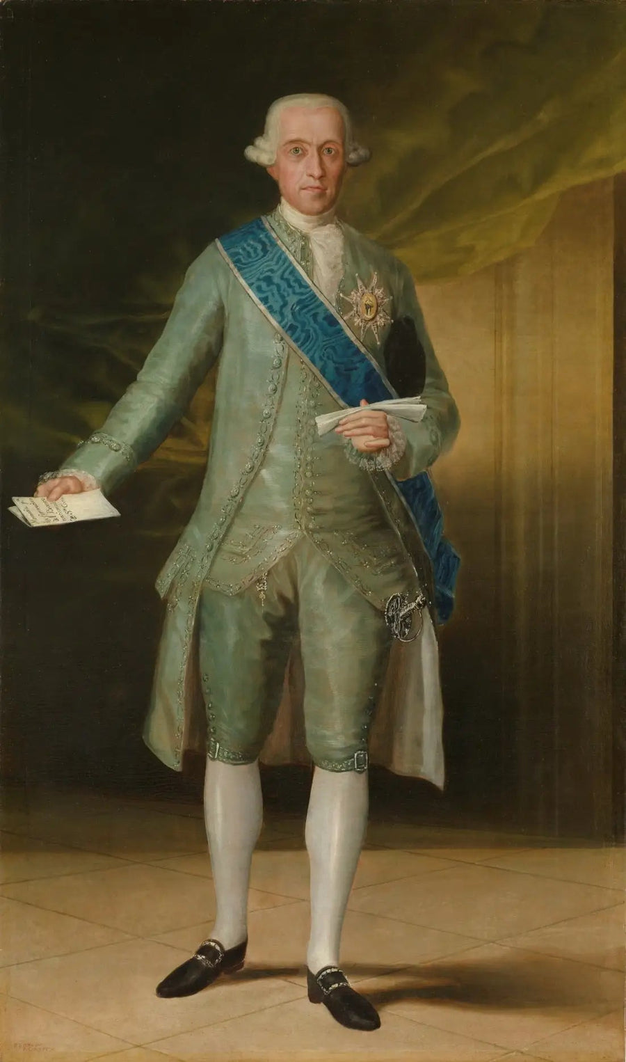 Floridablancan kreivin muotokuva - Francisco de Goya