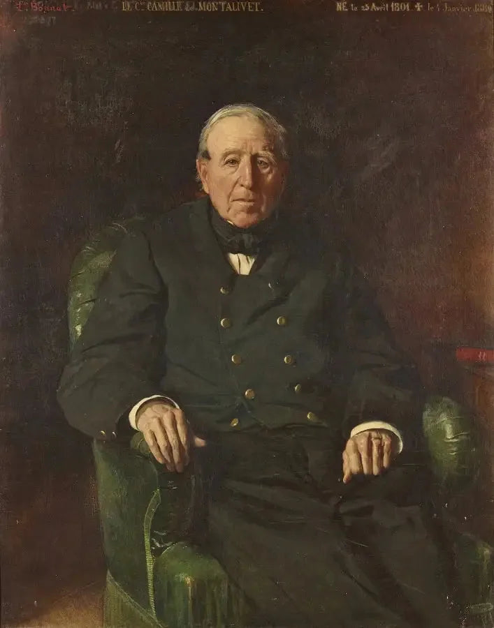 Montalivetin kreivin muotokuva - Léon Bonnat
