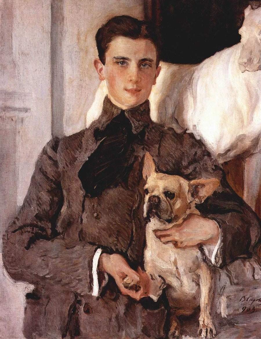 Muotokuva kreivi Feliks Feliksovich Sumarokov-Elstovista myöhemmin ruhtinas Jusupov - Valentin Serov