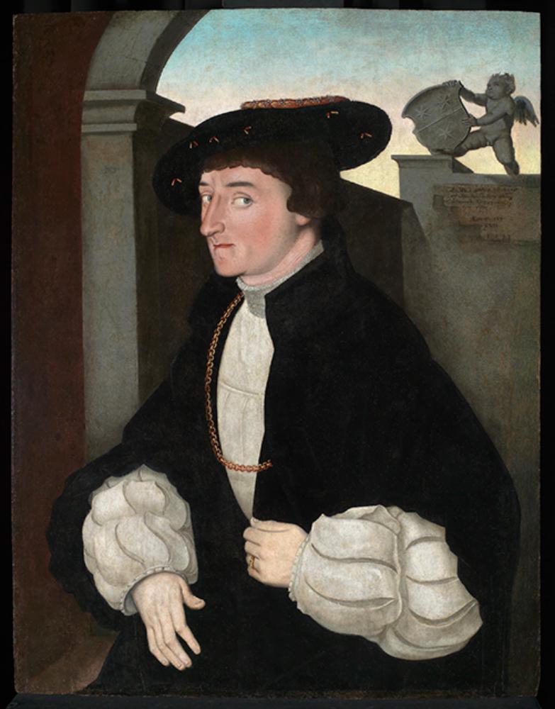 Erbacin kreivi Georg I:n muotokuva - Hans Baldung Grien