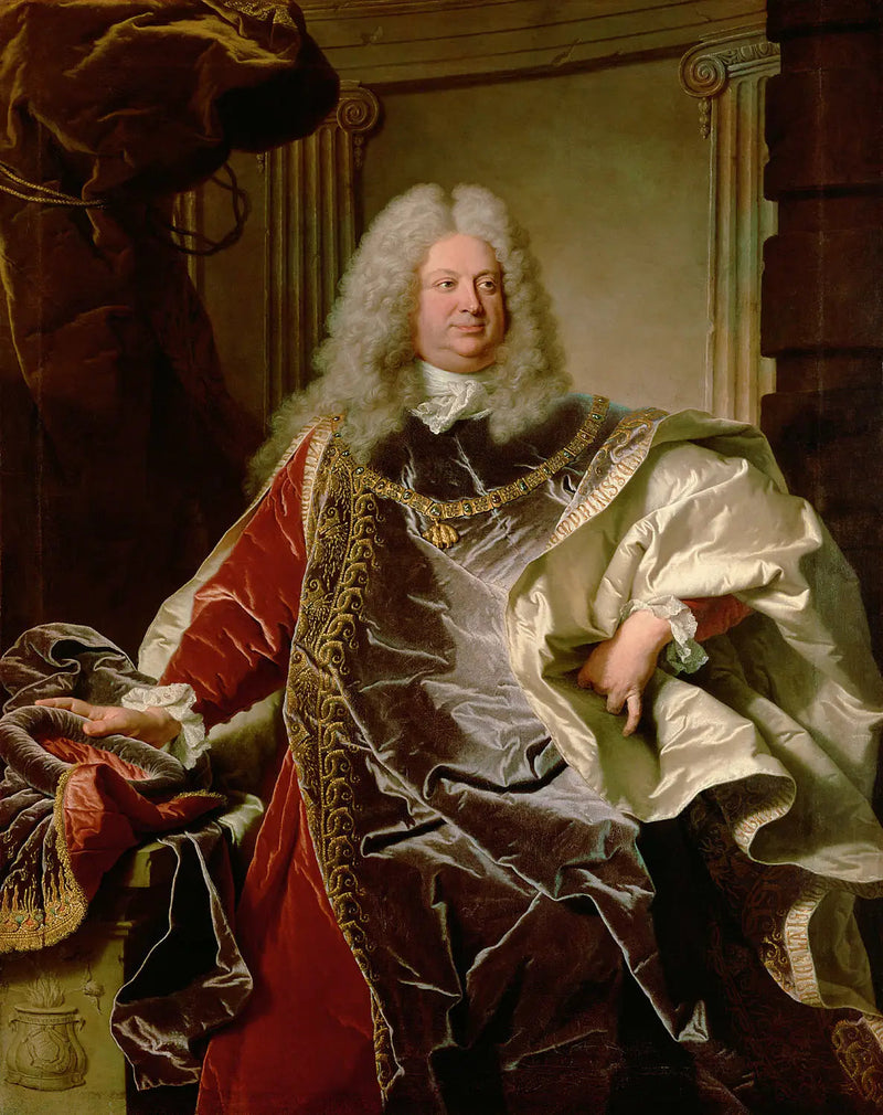 Sinzendorfin kreivin muotokuva Hyacinthe Rigaud'n teoksena - Hyacinthe Rigaud