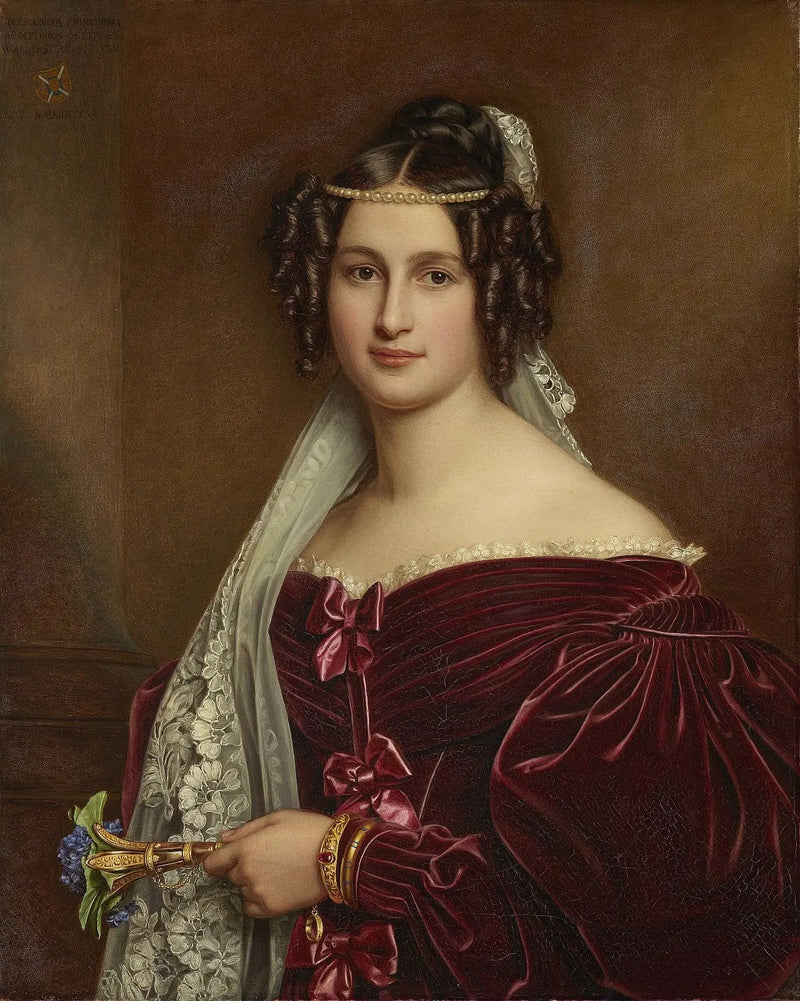 Crescentia Bourginin muotokuva - Joseph Karl Stieler