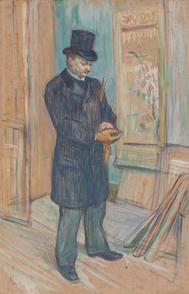 Tohtori Henri Bourgesin muotokuva - Henri de Toulouse-Lautrec