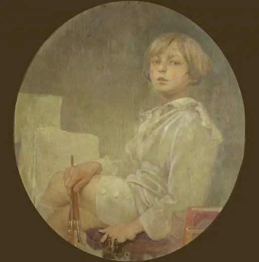 Muchan pojan, Jiří - Alphonse Mucha -muotokuva