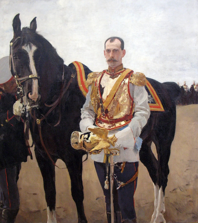 Suurherttua Pavel Aleksandrovitšin muotokuva - Valentin Serov