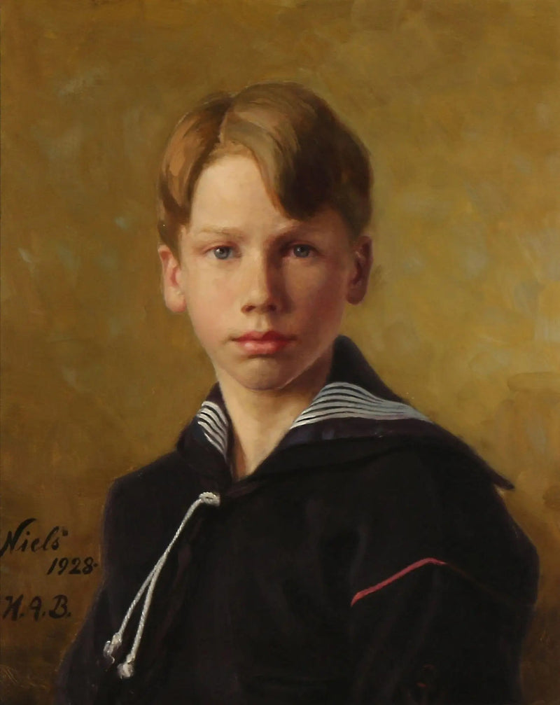 Taiteilijan veljenpojan muotokuva, Nils - H. A. Brendekilde