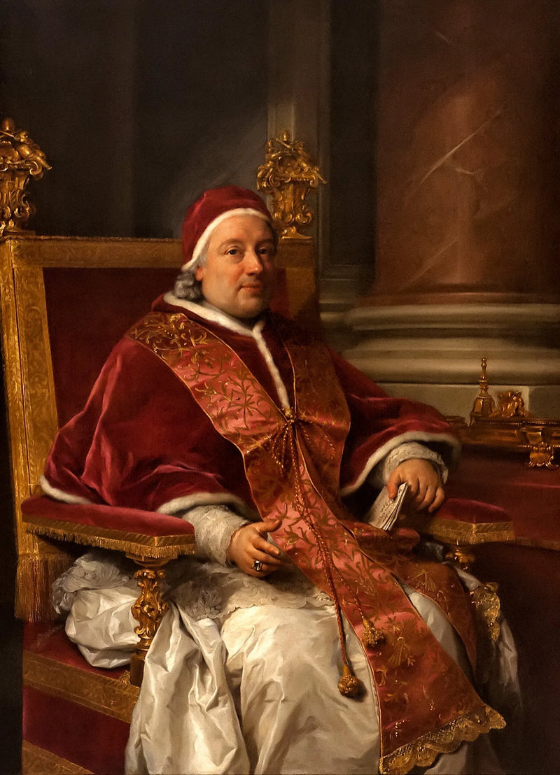 Pappi Klemens XIII Rezzonico - Anton Raphael Mengsin muotokuva