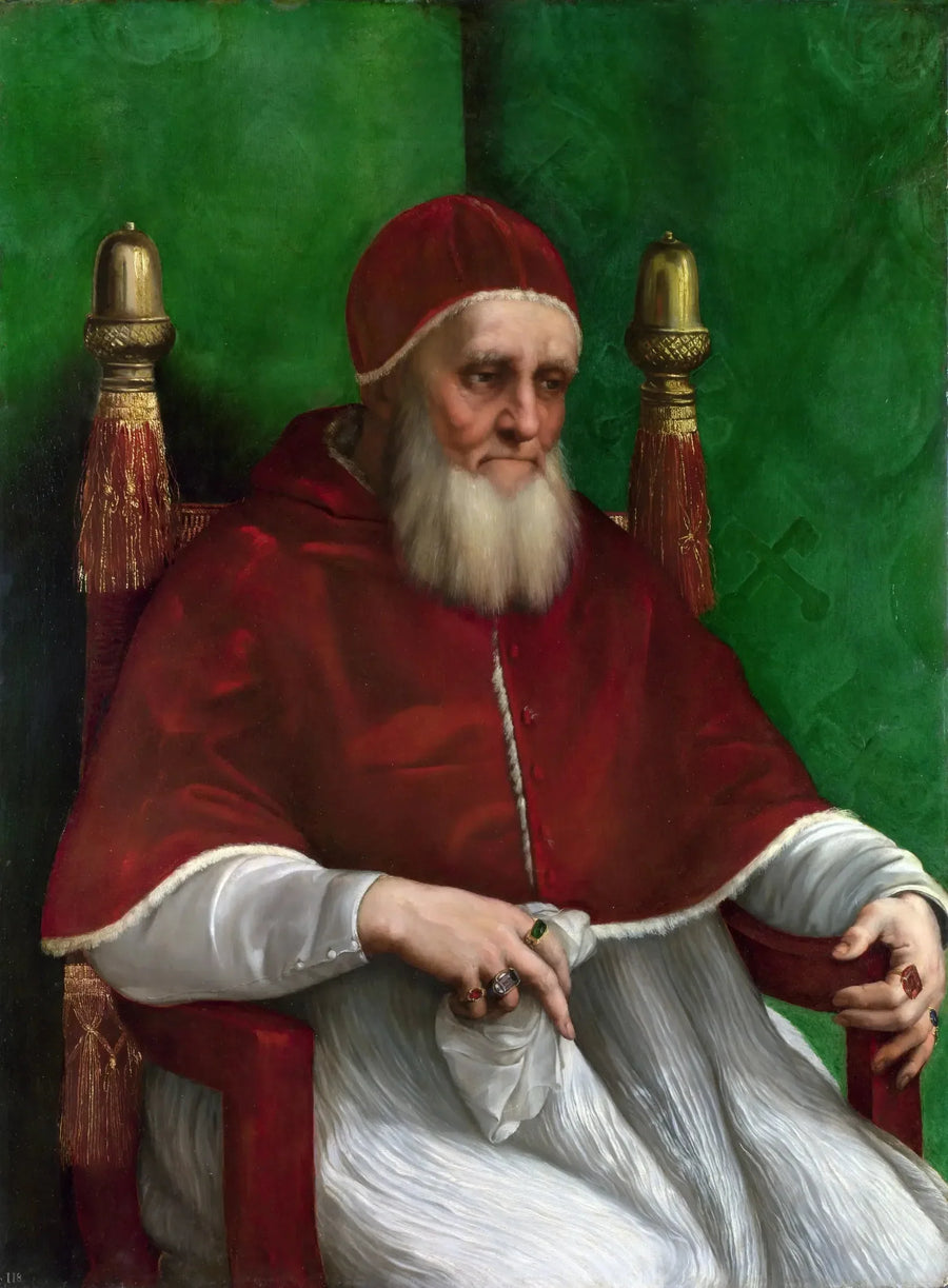 Paavi Julius II:n muotokuva - Raphael Sanzio