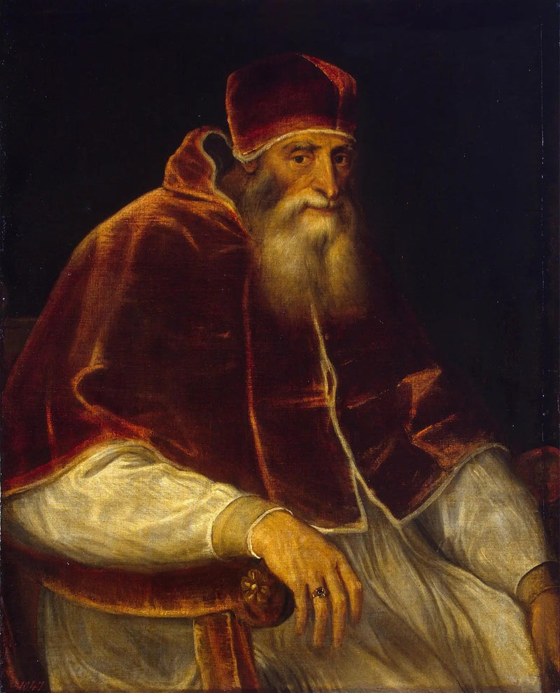 Paavi Paavali III:n muotokuva - Tizian