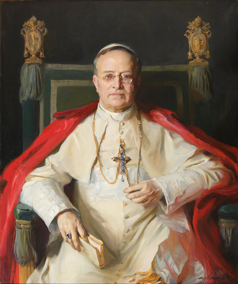 Paavi Pius XI:n (1857-1939) muotokuva - Philip de Laszlo