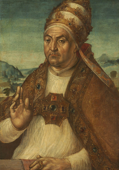 Portrait du pape Sixte IV della Rovere - Pedro Berruguete - Alpha Reproduction