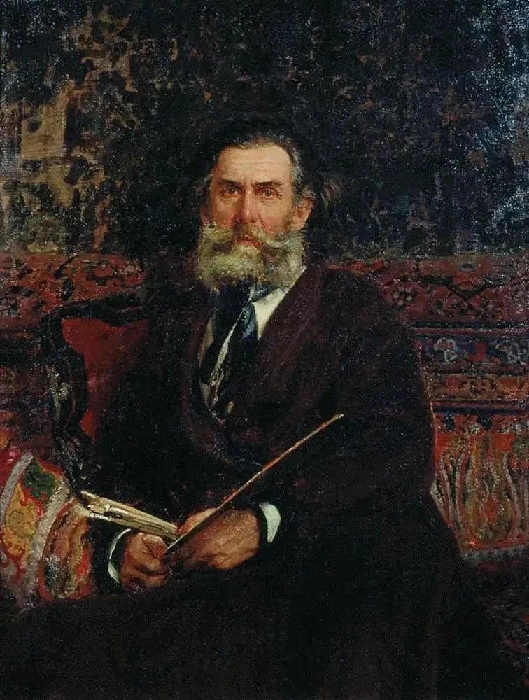 Taiteilija Alexeï Petrovitch Bogolioubovin muotokuva - Ilya Repin
