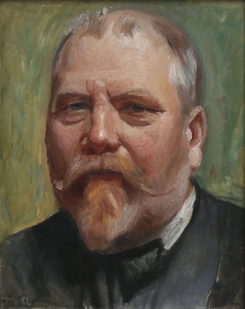 Muotokuva taidemaalari Carl Mülleristä. -Michael Peter Ancher